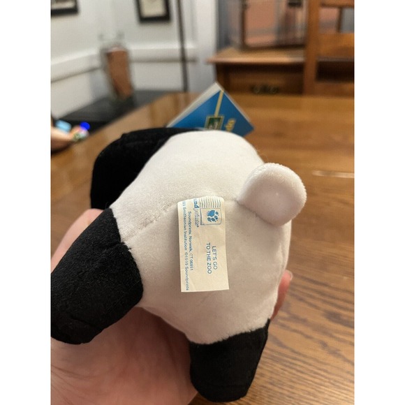 Vintage Smithsonian Institution Panda Bear Plush 1999 Let’s Go to The Zoo - Picture 2 of 4